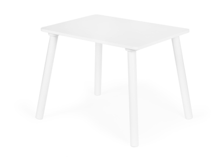 Homelux Masă din lemn pentru copii cu 2 scaune albe [3]