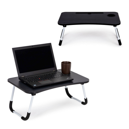 Produse temporar indisponibile - Homelux Masă pentru laptop 60x40 cm negru