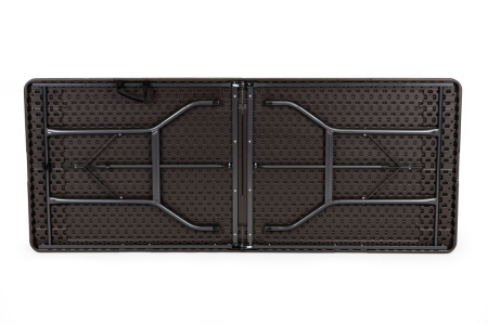 Homelux Masă pliabilă de grădină pentru banchete de catering 180 cm, maro [6]