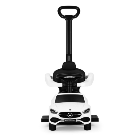 Homelux Mercedes C-Class Ride-on mașină mică cu volan interactiv cu mâner alb [2]
