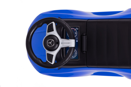 Homelux Mercedes C-Class Ride-on mașină mică interactivă volan sunete albastru [8]