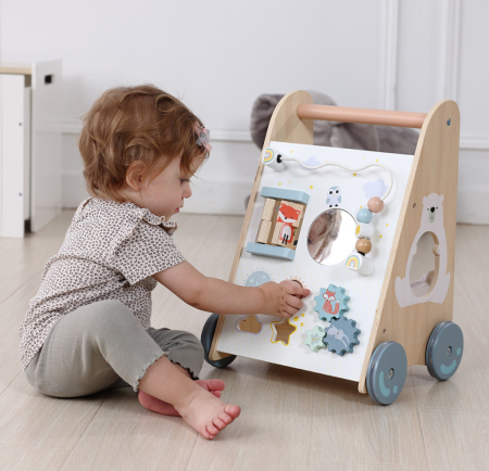 Homelux Mers de antrenament din lemn cu elemente mobile [5]