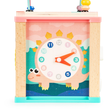 Homelux Montessori din lemn 5 în 1 joc de zaruri dinozaur [3]