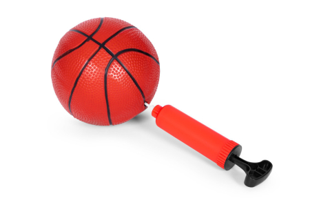 Homelux Panou de baschet pentru copii cu înălțime reglabilă, cu pompă pentru minge [7]