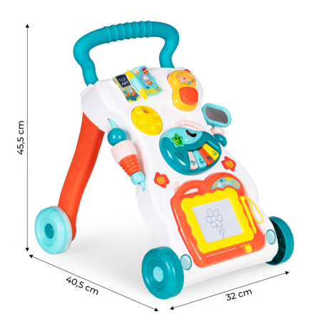 Homelux Plimbător muzical cu tablă de desen magnetică [9]