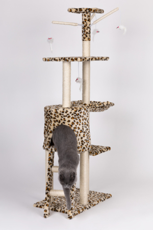 Homelux Post de zgâriere pentru pisici 138 cm model panteră [7]