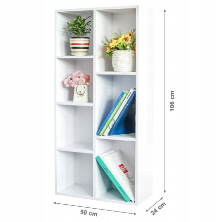 Homelux Raft alb 50x24x106 cm [3]