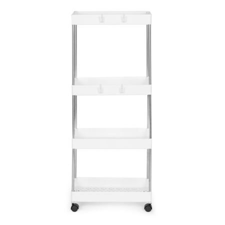 Homelux Raft de baie rulant cu 4 rafturi [1]