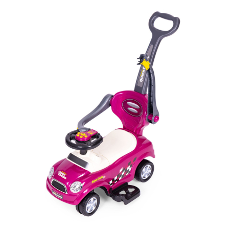 Homelux Ride-on cărucior cu mers pe jos scaun cu rotile scaun cu rotile mâner sunete violet [2]