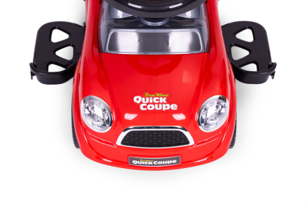 Homelux Ride-on Ride-on Pushchair Scaun cu rotile cu mâner scaun cu rotile sună roșu [8]