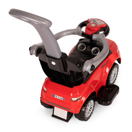 Homelux Rider walker 3 în 1 cărucior scaun cu rotile 3 în 1 roșu [4]