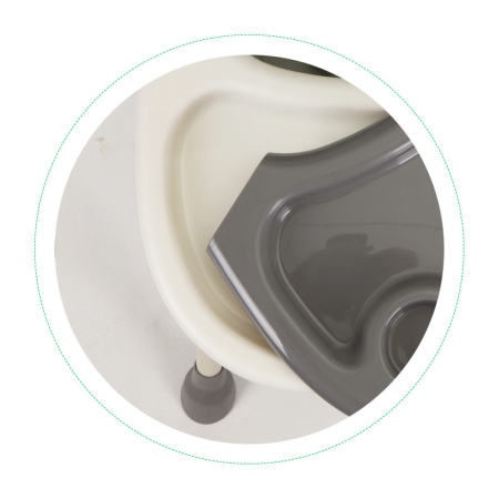 Homelux Scaun de hrănire 2 în 1 cu centură în 5 puncte gri [6]