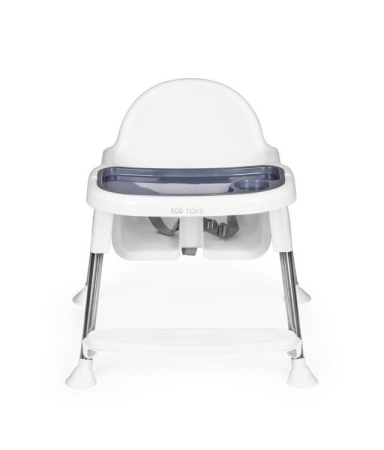 Homelux Scaun de hrănire 2 în 1 cu tavă și centuri alb [4]