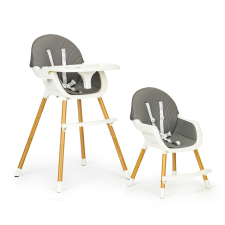Produse temporar indisponibile - Homelux Scaun de hrănire 2 în 1 gri