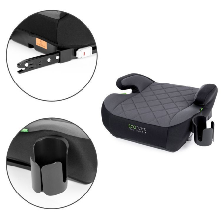 Homelux Scaun înălțător ISOFIX cu suport pentru pahare înălțime 125-150 cm [4]