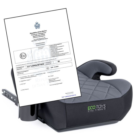 Homelux Scaun înălțător ISOFIX cu suport pentru pahare înălțime 125-150 cm [8]