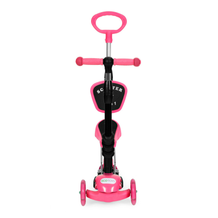 Homelux Scuter cu trei roți cu roți Led 3 în 1 roz [2]