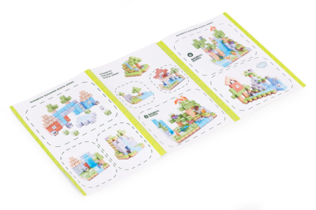 Homelux Set de blocuri de construcție magnetice dinozaur 142 piese [7]