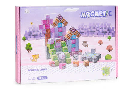 Homelux Set de blocuri de construcție magnetice Dreamworld 113 piese [6]