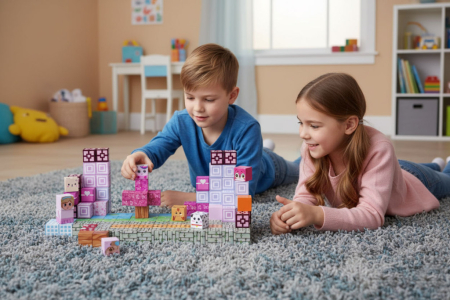 Homelux Set de blocuri de construcție magnetice Dreamworld cu 140 de blocuri de construcție creative [7]