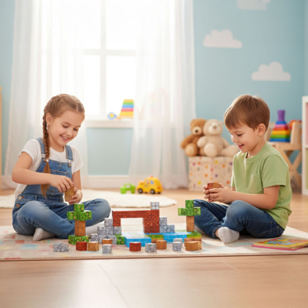 Homelux Set de blocuri de construcție magnetice Summer World 119 piese [1]