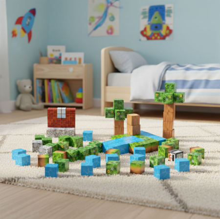 Homelux Set de blocuri de construcție magnetice Summer World 88 piese [7]