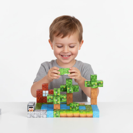 Homelux Set de blocuri de construcție magnetice Summer World 88 piese [5]