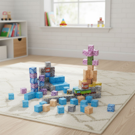 Homelux Set de blocuri de construcție magnetice Water World 112 piese [7]