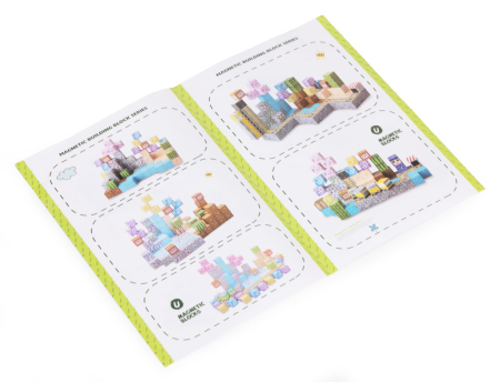 Homelux Set de blocuri de construcție magnetice Wild West 169 piese [5]