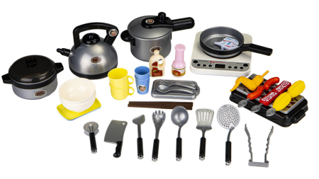 Jocuri și sport - Homelux Set de gătit și grătar din 40 de piese cu sunet și LED