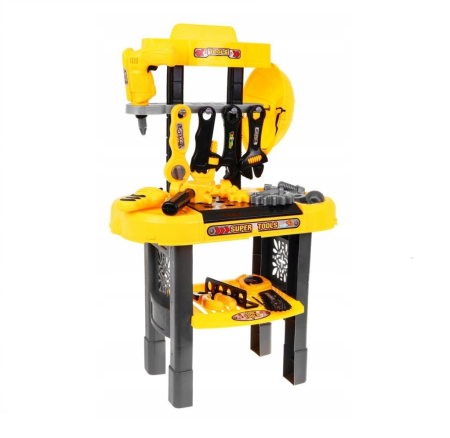 Homelux Set de unelte pentru copii și masă de asamblare, 23 de piese [2]