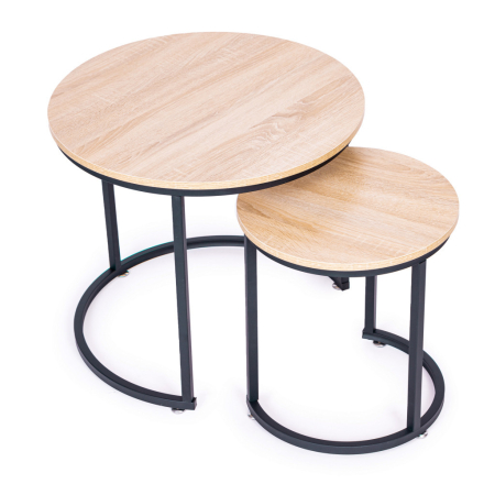 Homelux Set masă de cafea cu cadru metalic 2 buc [3]