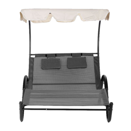 Homelux șezlong dublu cu copertină [4]