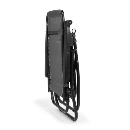 Homelux Șezlong pliabil cu copertină gri [1]