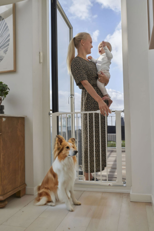 Homelux Șină de siguranță 74-105 cm pentru scări și uși oțel alb [2]