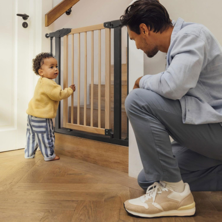 Homelux Șină de siguranță pentru scări și uși 74-100 cm din metal și lemn [2]