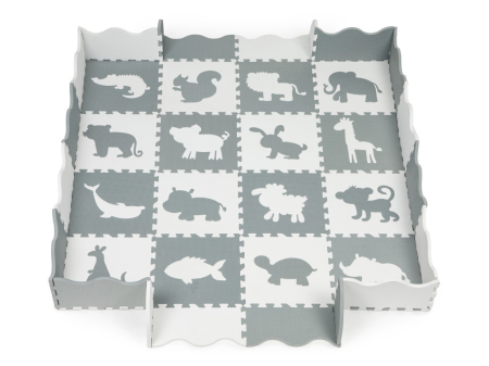 Homelux Spumă puzzle covor cu gard 36 elemente [2]