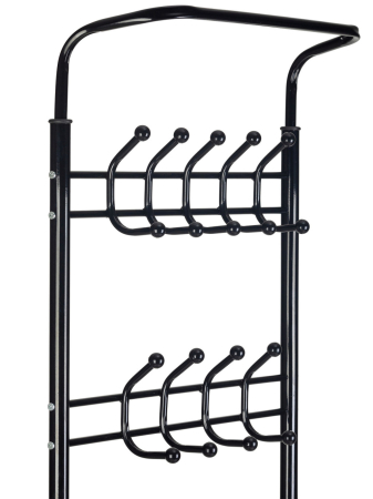 Homelux Suport de haine în picioare cu suport pentru pantofi negru [6]