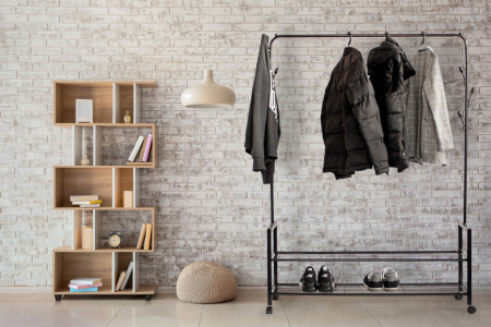 Homelux Suport rulant pentru haine cu două rafturi [5]