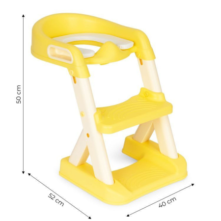 Homelux Toaletă cu reductor de scări galben [7]