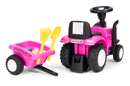 Homelux Tractor cu volan interactiv și sunete roz [5]