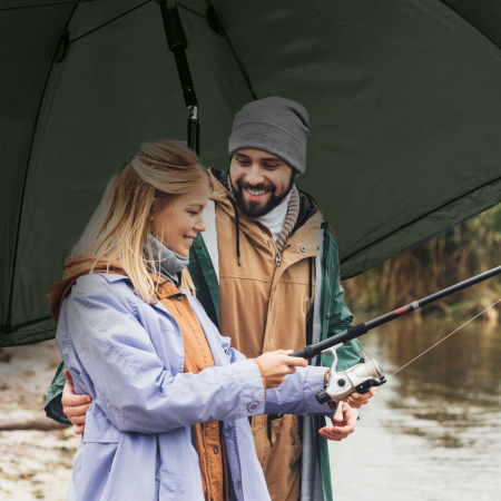 Homelux Umbrelă de pescuit cu cort deschis [7]