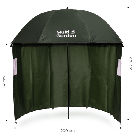 Homelux Umbrelă de pescuit cu cort deschis [8]