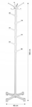 Homelux Umeraș în picioare cu mai multe niveluri alb [4]