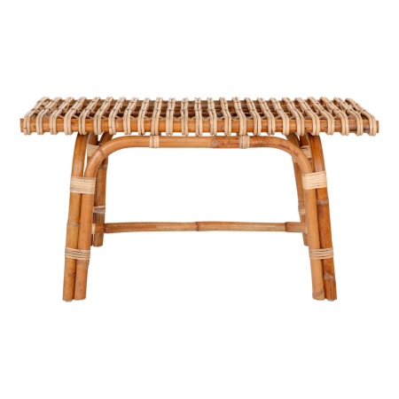 Produse temporar indisponibile - House Nordic Bancă din rattan Aveiro, naturală, 40x90x46 cm