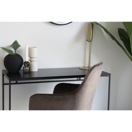 House Nordic Birou Vita cu cadru negru 100x45x75 cm [9]