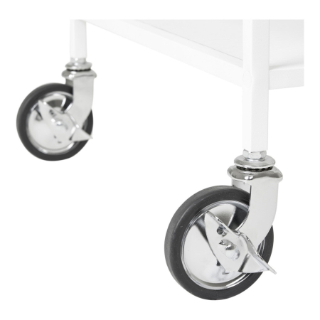 House Nordic Cărucior Vita, 2 rafturi, alb, cadru alb 68x40x79 cm [3]