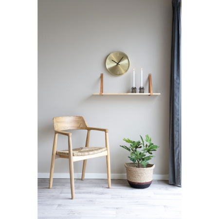 House Nordic Ceas de perete Istanbul, aluminiu, auriu, silențios, 30 cm [1]