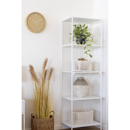 House Nordic Ceas de perete Rosolini, ocru, silențios, 30 cm [1]