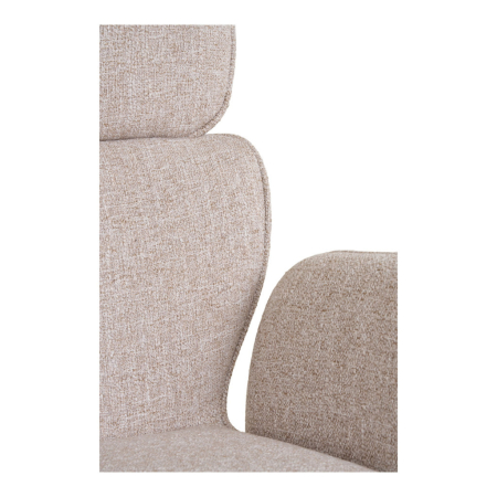 House Nordic Cordoba scaun pivotant de luat masa nisip gri deschis [5]